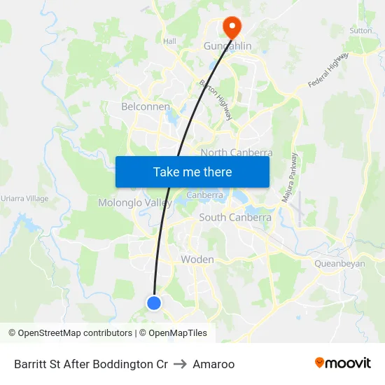 Barritt St After Boddington Cr to Amaroo map