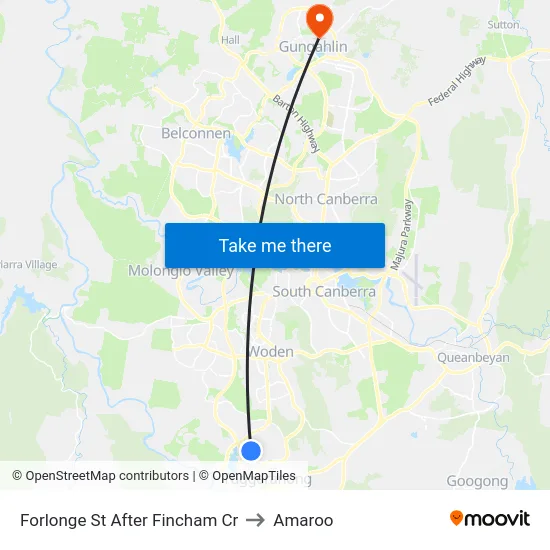 Forlonge St After Fincham Cr to Amaroo map