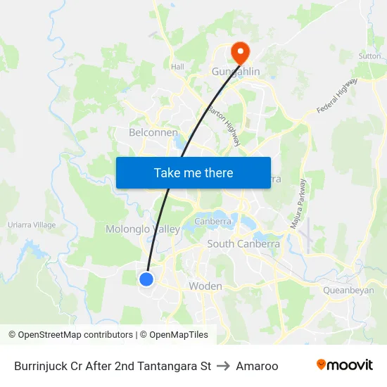 Burrinjuck Cr After 2nd Tantangara St to Amaroo map