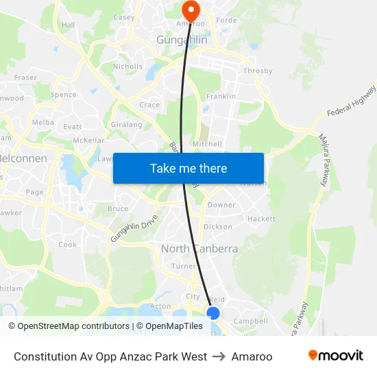 Constitution Av Opp Anzac Park West to Amaroo map