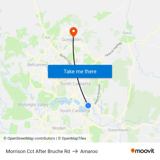 Morrison Cct After Bruche Rd to Amaroo map