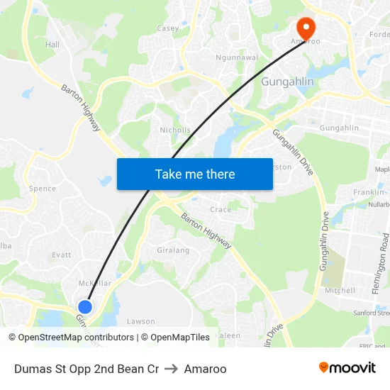 Dumas St Opp 2nd Bean Cr to Amaroo map
