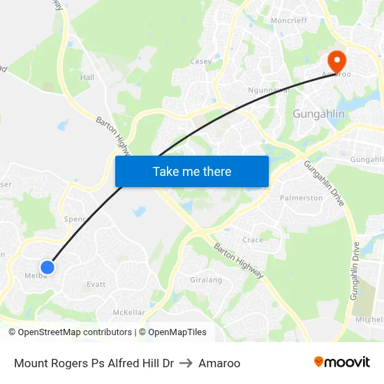 Mount Rogers Ps Alfred Hill Dr to Amaroo map