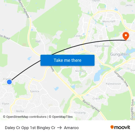 Daley Cr Opp 1st Bingley Cr to Amaroo map