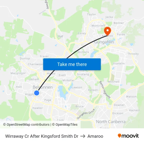 Wirraway Cr After Kingsford Smith Dr to Amaroo map