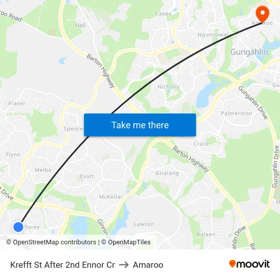 Krefft St After 2nd Ennor Cr to Amaroo map