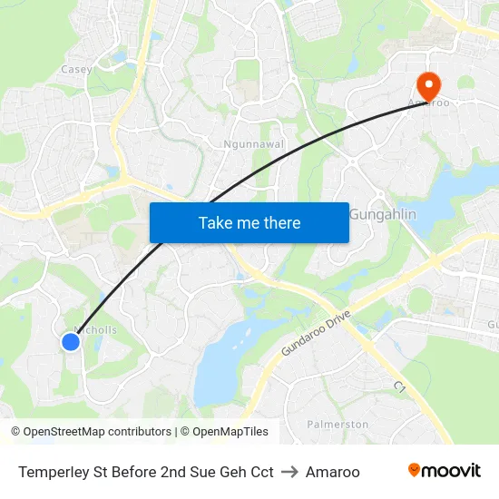 Temperley St Before 2nd Sue Geh Cct to Amaroo map