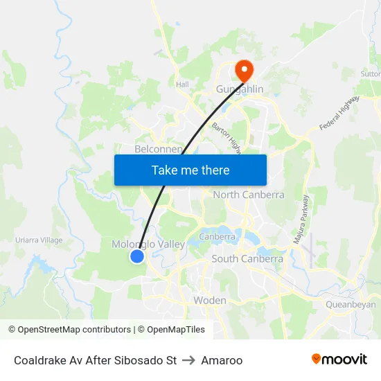 Coaldrake Av After Sibosado St to Amaroo map