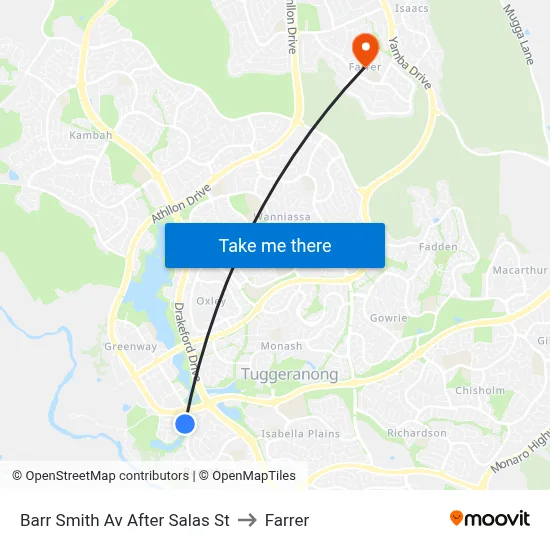 Barr Smith Av After Salas St to Farrer map