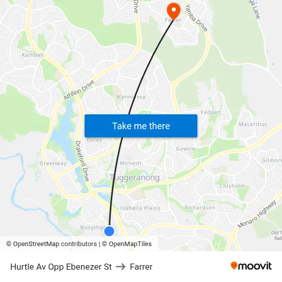 Hurtle Av Opp Ebenezer St to Farrer map