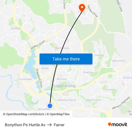 Bonython Ps Hurtle Av to Farrer map