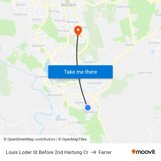 Louis Loder St Before 2nd Hartung Cr to Farrer map