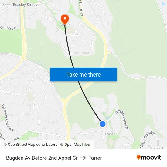 Bugden Av Before 2nd Appel Cr to Farrer map