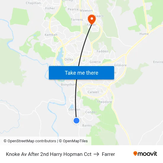 Knoke Av After 2nd Harry Hopman Cct to Farrer map