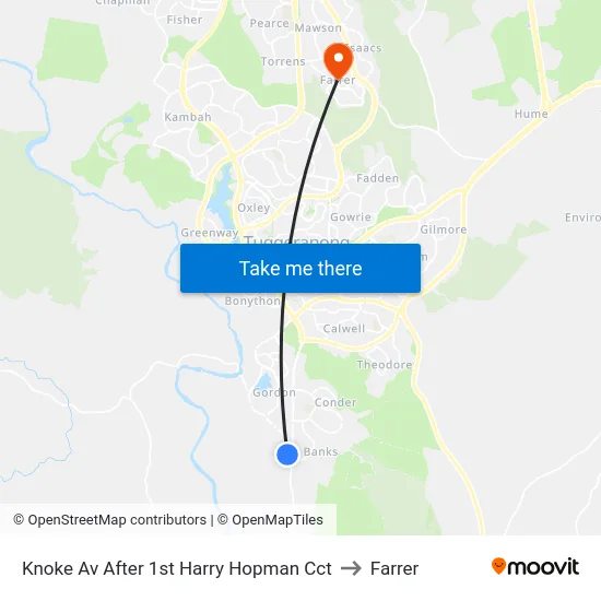 Knoke Av After 1st Harry Hopman Cct to Farrer map