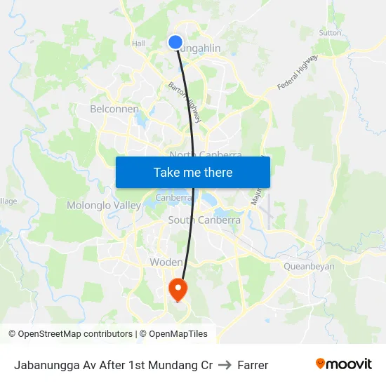 Jabanungga Av After 1st Mundang Cr to Farrer map