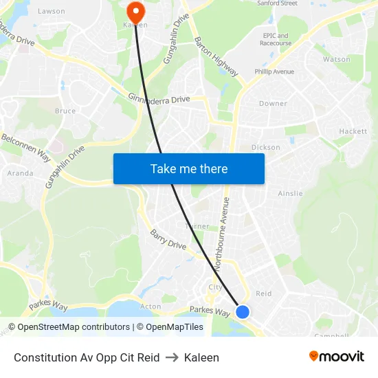Constitution Av Opp Cit Reid to Kaleen map