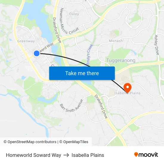 Homeworld Soward Way to Isabella Plains map