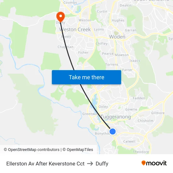 Ellerston Av After Keverstone Cct to Duffy map