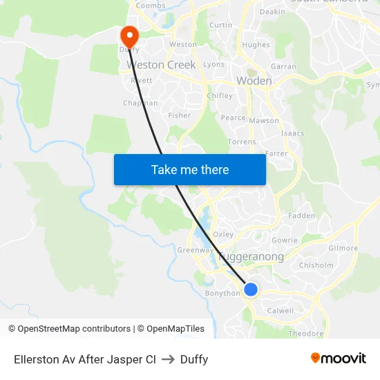 Ellerston Av After Jasper Cl to Duffy map