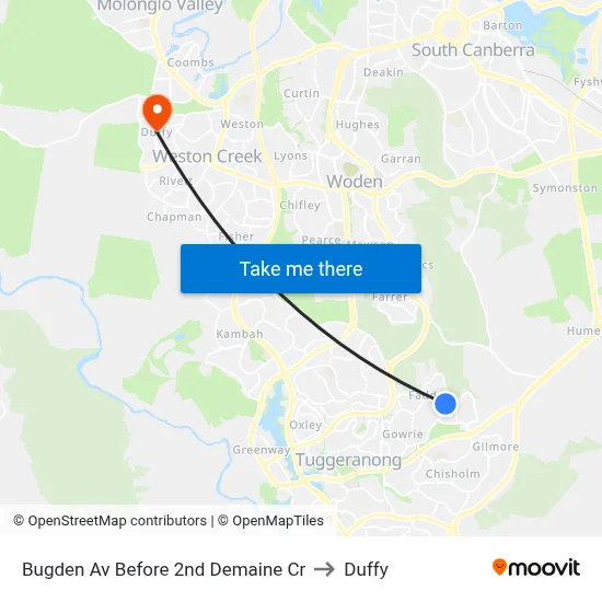 Bugden Av Before 2nd Demaine Cr to Duffy map