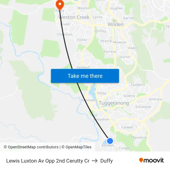 Lewis Luxton Av Opp 2nd Cerutty Cr to Duffy map