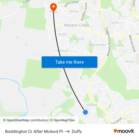 Boddington Cr After Mcleod Pl to Duffy map