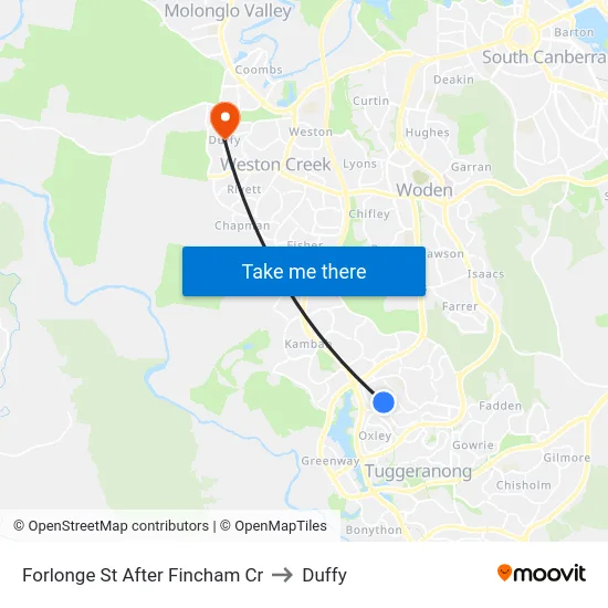 Forlonge St After Fincham Cr to Duffy map