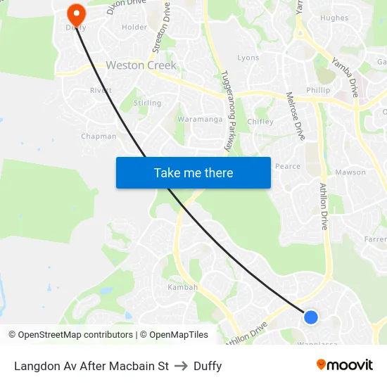 Langdon Av After Macbain St to Duffy map