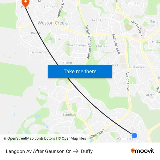 Langdon Av After Gaunson Cr to Duffy map