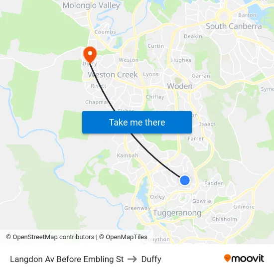 Langdon Av Before Embling St to Duffy map
