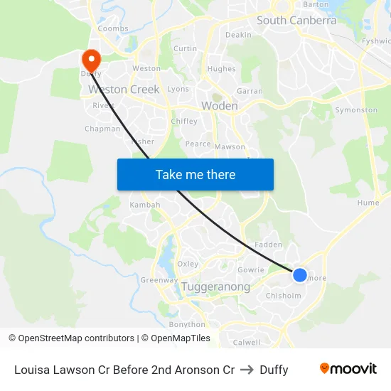 Louisa Lawson Cr Before 2nd Aronson Cr to Duffy map
