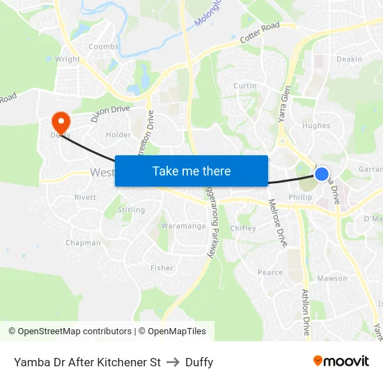 Yamba Dr After Kitchener St to Duffy map