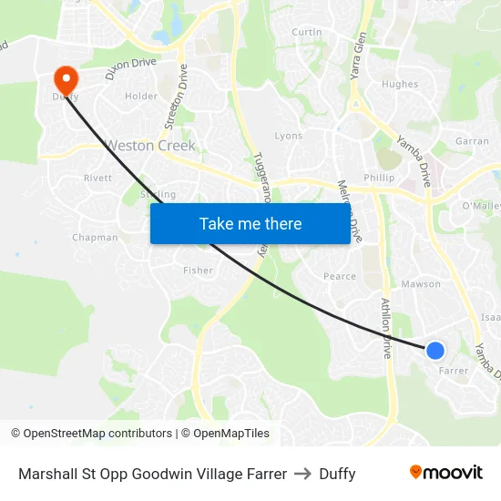 Marshall St Opp Goodwin Village Farrer to Duffy map