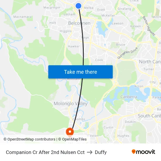 Companion Cr After 2nd Nulsen Cct to Duffy map
