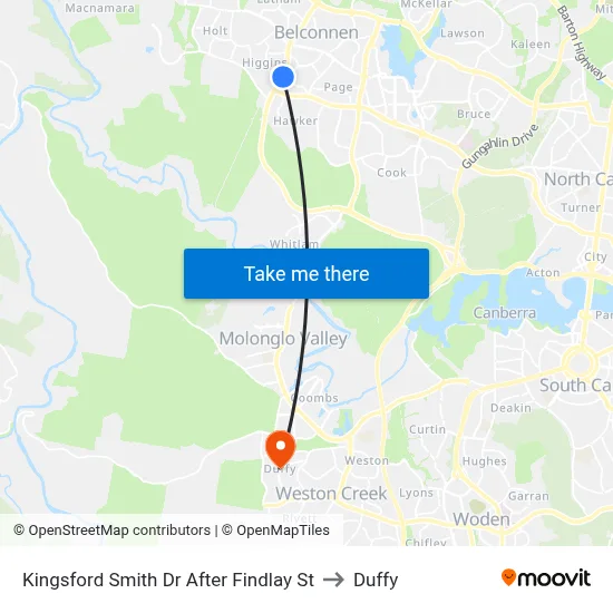 Kingsford Smith Dr After Findlay St to Duffy map