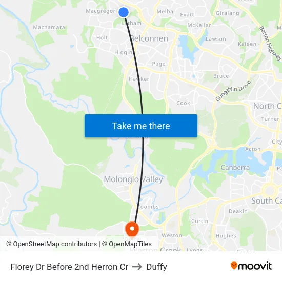 Florey Dr Before 2nd Herron Cr to Duffy map
