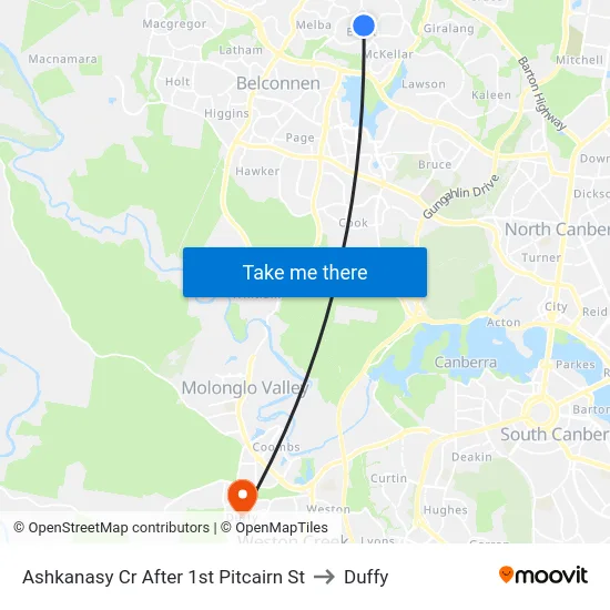Ashkanasy Cr After 1st Pitcairn St to Duffy map