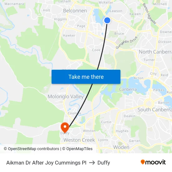 Aikman Dr After Joy Cummings Pl to Duffy map