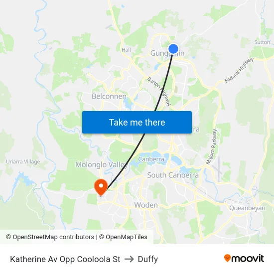 Katherine Av Opp Cooloola St to Duffy map