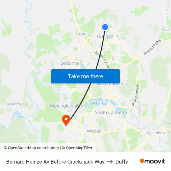 Bernard Heinze Av Before Crackajack Way to Duffy map