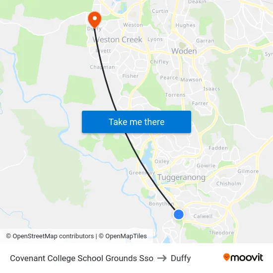 Covenant College School Grounds Sso to Duffy map