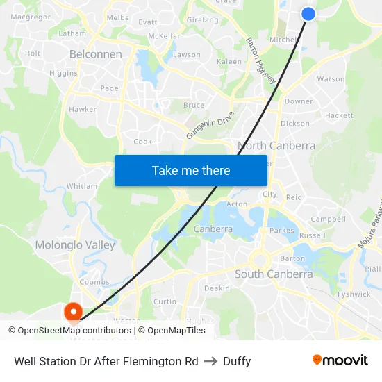 Well Station Dr After Flemington Rd to Duffy map