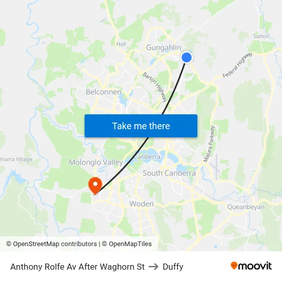 Anthony Rolfe Av After Waghorn St to Duffy map