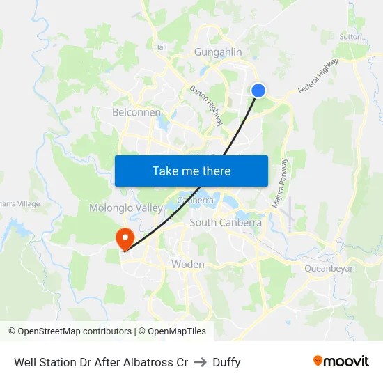 Well Station Dr After Albatross Cr to Duffy map
