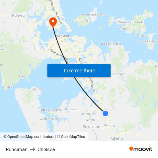 Runciman to Chelsea map