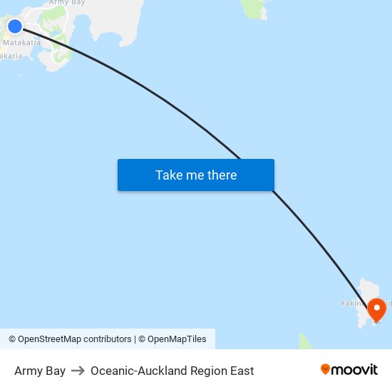 Army Bay to Oceanic-Auckland Region East map