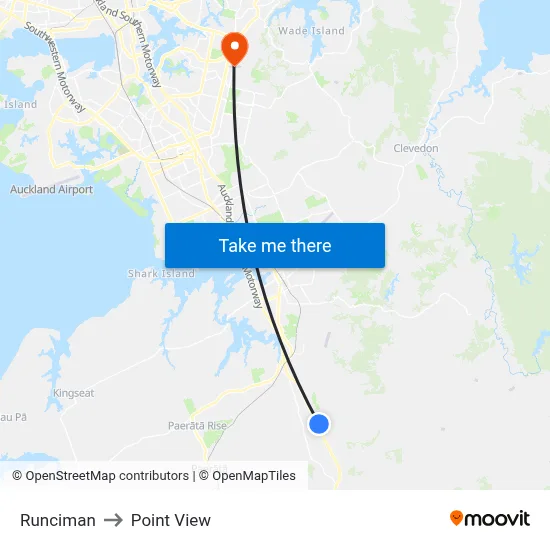 Runciman to Point View map