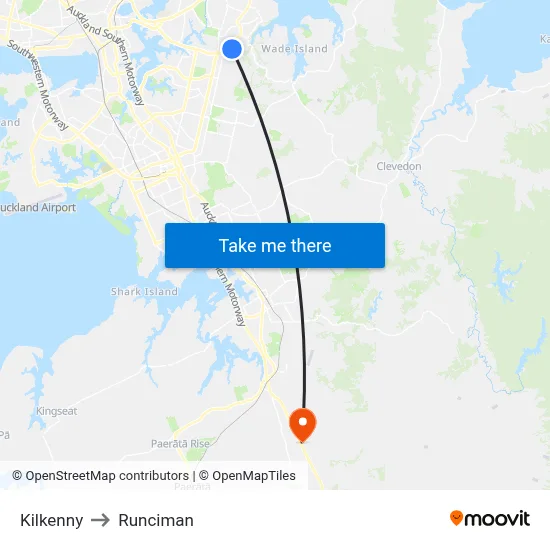 Kilkenny to Runciman map