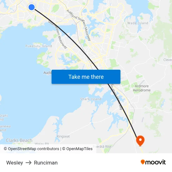 Wesley to Runciman map